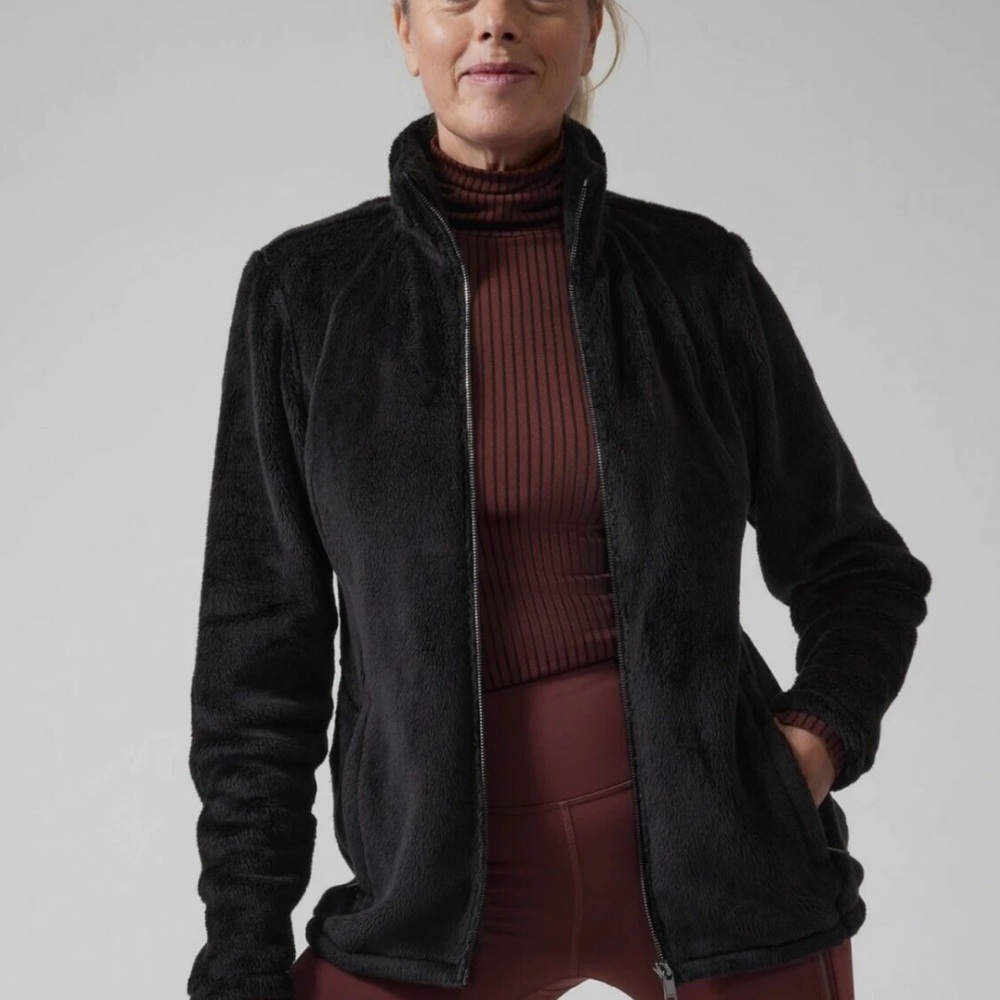 Athleta double cozy fleece jacket